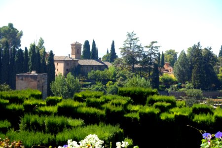 View of Alhambra from Generalife - Granada, Spain - DSC07870