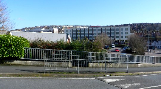View of Bear Road area from Saunders Park View, Brighton (February 2014) (1)