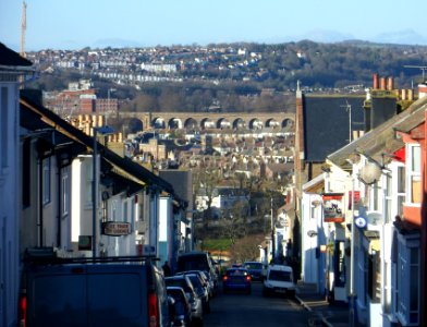 View Northwestwards down Southover Street, Hanover, Brighton (January 2014) (1)