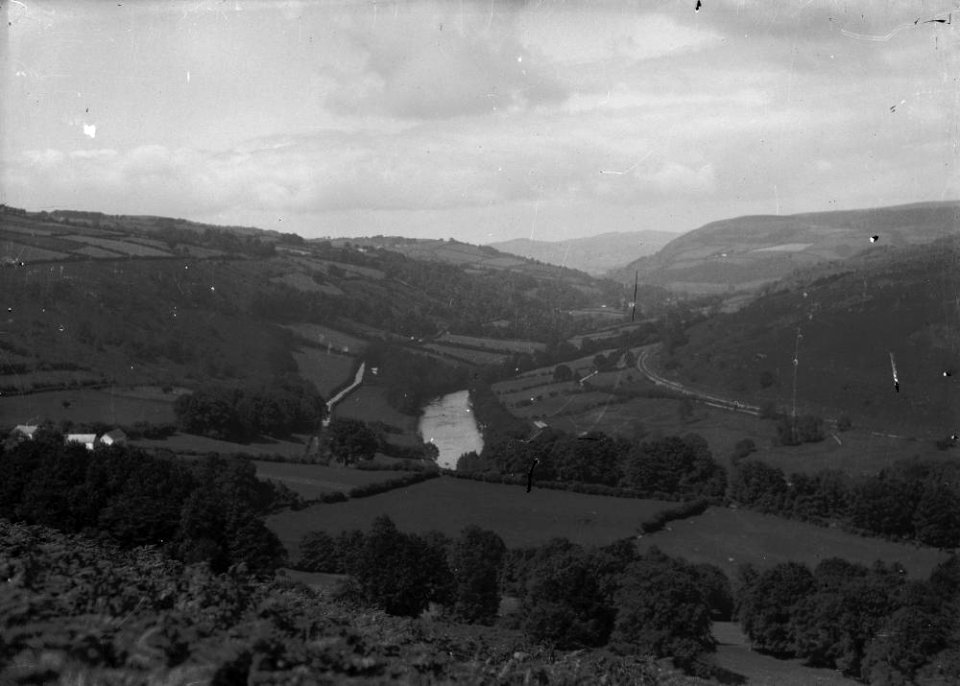 View of Wye river from Twmpath, Erwood (1293528)