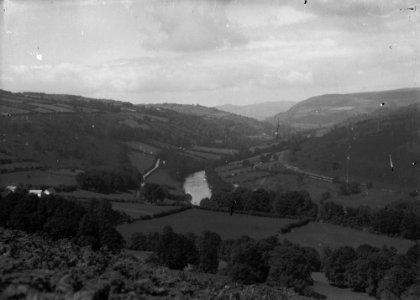 View of Wye river from Twmpath, Erwood (1293528)