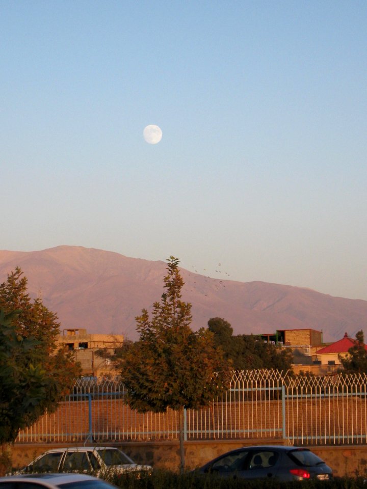 View of Binalud hights and building -Janbazan blv - Nishapur 02