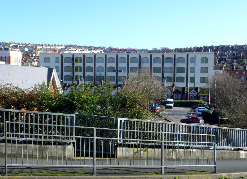 View of Bear Road area from Saunders Park View, Brighton (February 2014) (2)
