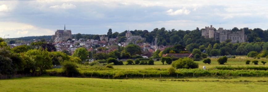 View of Arundel from Crossbush Lane (crop) photo