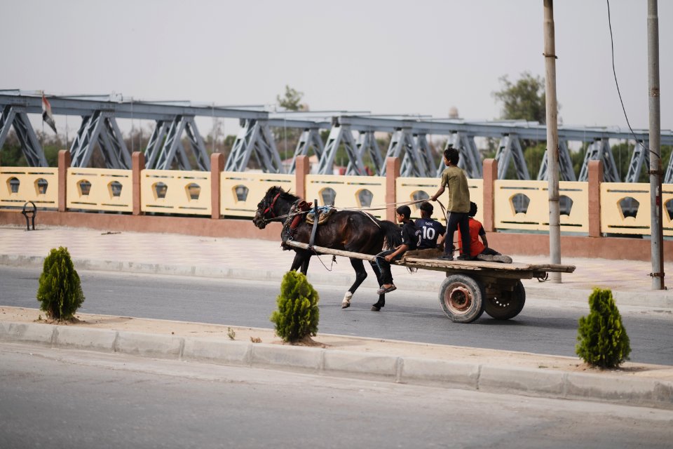 Views around the riverbank of the Old City of Mosul in summer of 2019, after war with the Islamic State 02