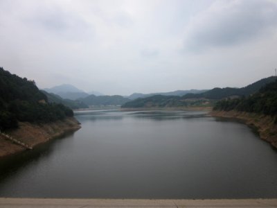 View of Hedong Reservoir from the dam, Xiangxiang, Hunan, China9
