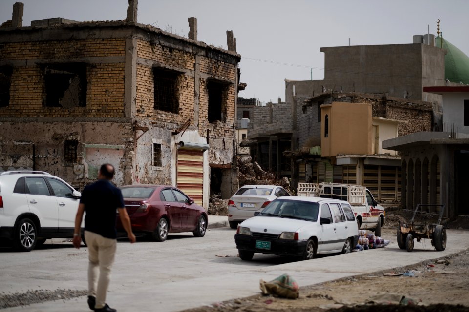 Views around the riverbank of the Old City of Mosul in summer of 2019, after war with the Islamic State 05