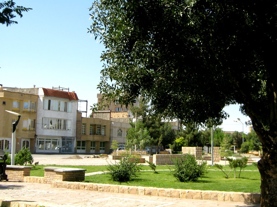 View of houses near Simorgh Culture House - Nishapur 002