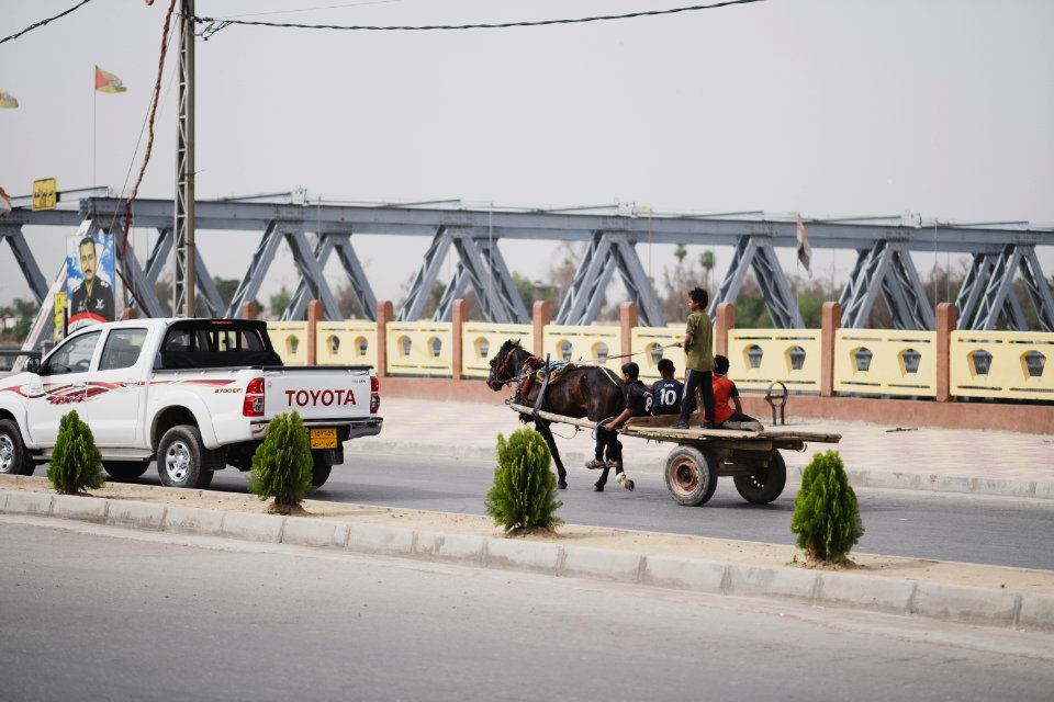 Views around the riverbank of the Old City of Mosul in summer of 2019, after war with the Islamic State 03