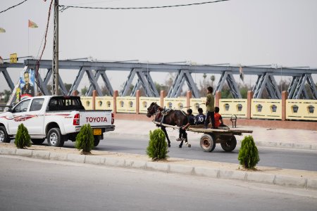 Views around the riverbank of the Old City of Mosul in summer of 2019, after war with the Islamic State 03