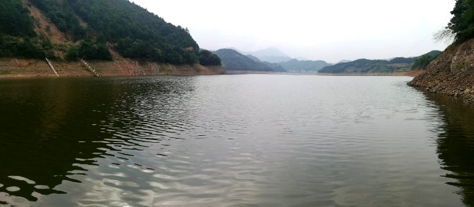 View of Hedong Reservoir from the dam, Xiangxiang, Hunan, China10