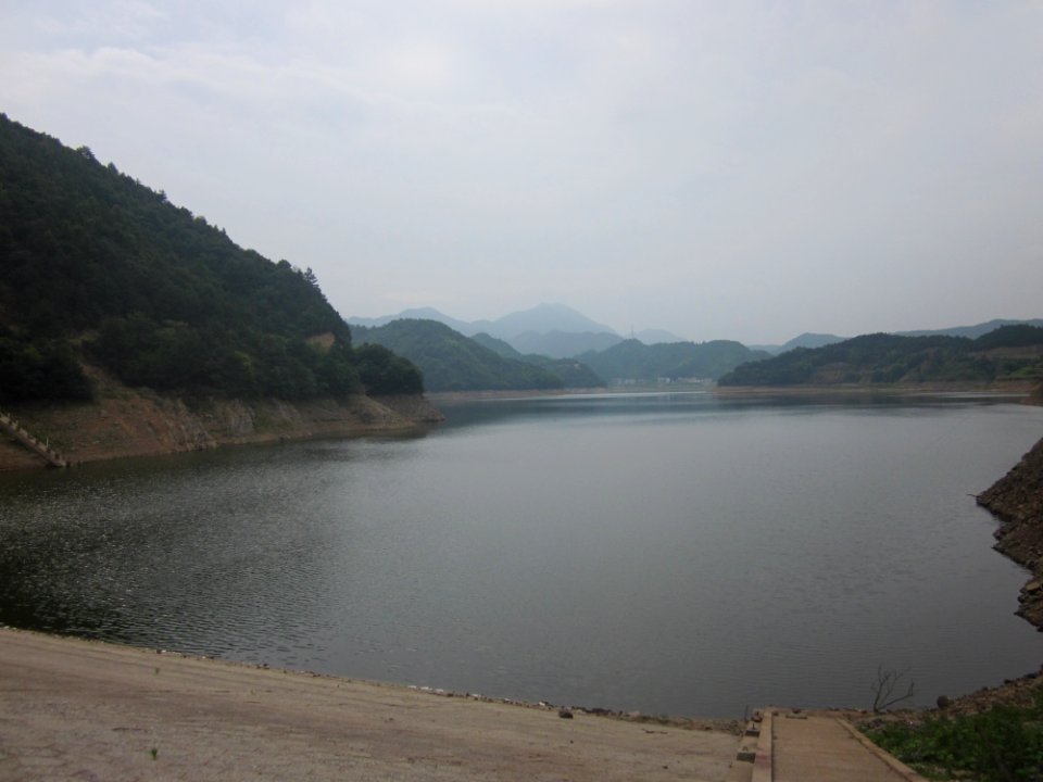 View of Hedong Reservoir from the dam, Xiangxiang, Hunan, China7