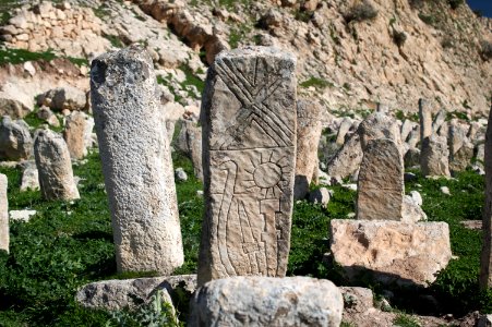 Views around the river, mountains, cemetery, and Ottoman-era fort at Dwin 15