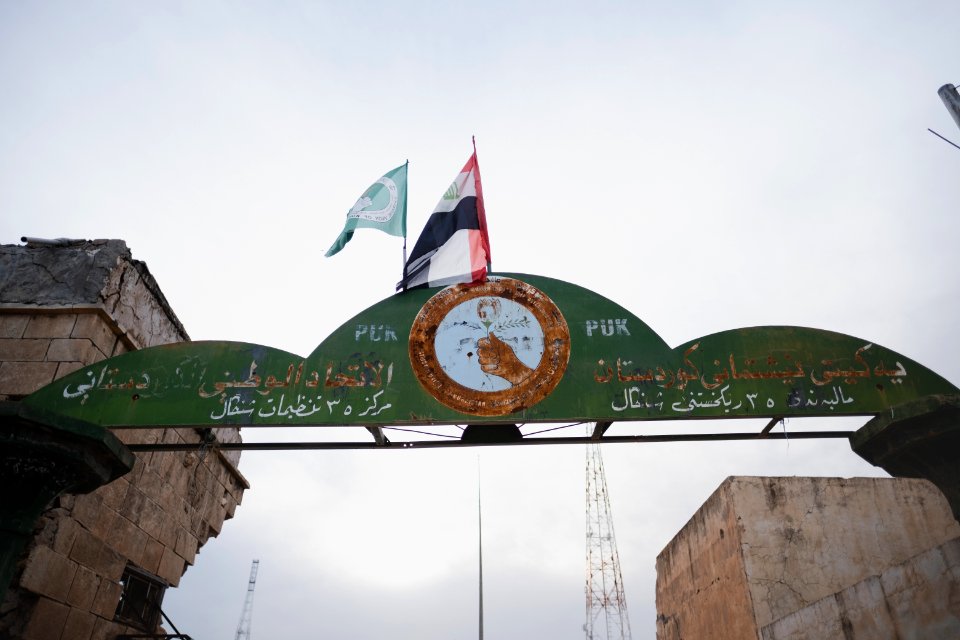 Views around the PUK office in the city of Shingal in April of 2019 following war with the Islamic State 09