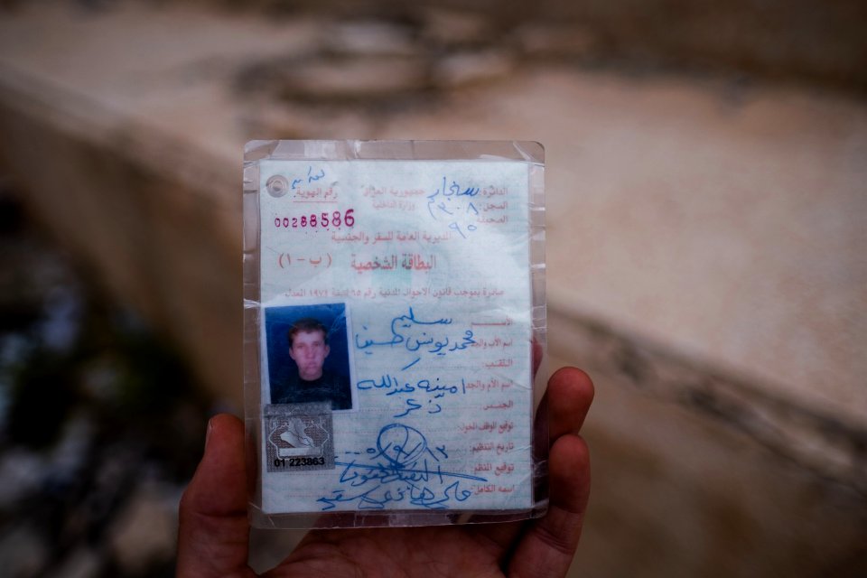 Views around the ruined ID card office in Shingal in April of 2019, following war with the Islamic State 46