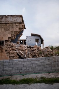 Views around the PUK office in the city of Shingal in April of 2019 following war with the Islamic State 11