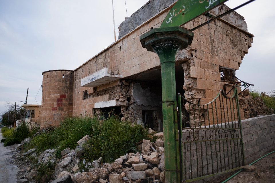 Views around the PUK office in the city of Shingal in April of 2019 following war with the Islamic State 08