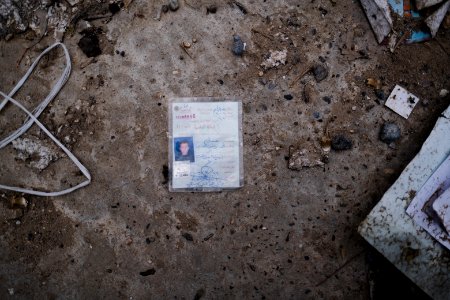Views around the ruined ID card office in Shingal in April of 2019, following war with the Islamic State 39