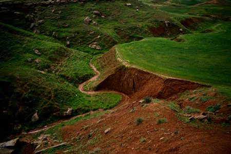 Views around the road between Baharka and Bekhma in Erbil Governorate 01