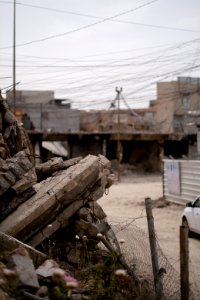 Views around the ruins of Al-Nuri Mosque in Mosul summer of 2019, after its destruction by the Islamic State 06