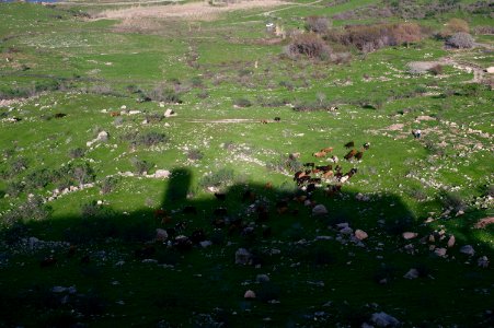 Views around the river, mountains, cemetery, and Ottoman-era fort at Dween 13