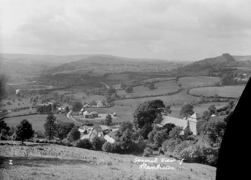 View of Llanbister and surrounding countryside (1294485)