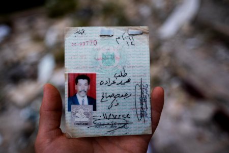 Views around the ruined ID card office in Shingal in April of 2019, following war with the Islamic State 42