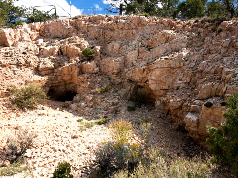 View Looking East from the Harding Pegmatite Mine near Dixon, New Mexico USA 03