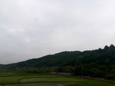 View of Changshaolou Expressway from Provincial Highway S209 in Hunan, China, 13 June 2018
