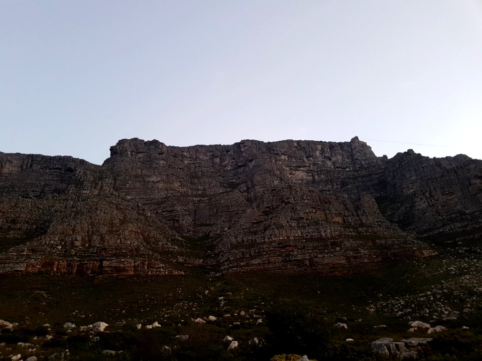 View of Cape Town from halfway up the Table Mountain 05