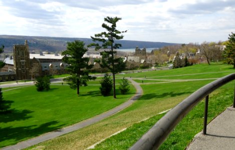 View of Libe Slope and West Campus Cornell University