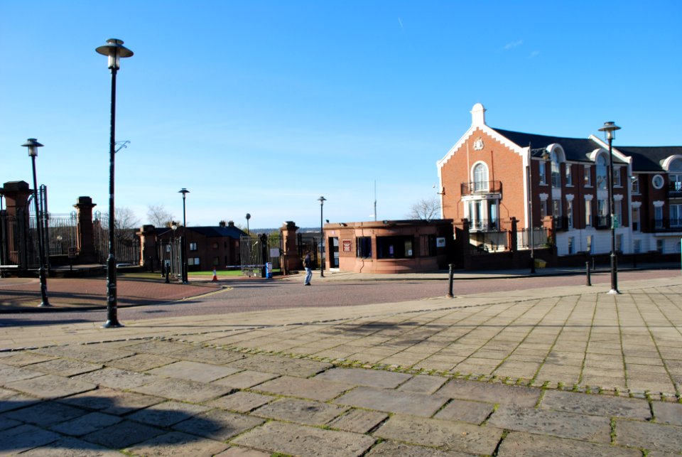View into Cathedral Campus accommodation and Dean Walters Building