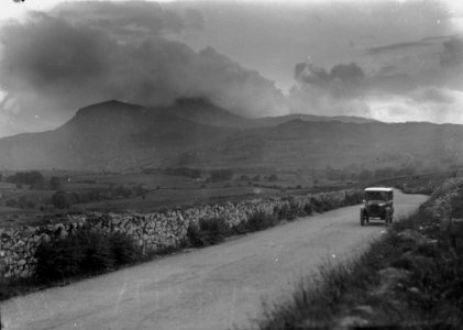 View of countryside with a car on the road (1293898)