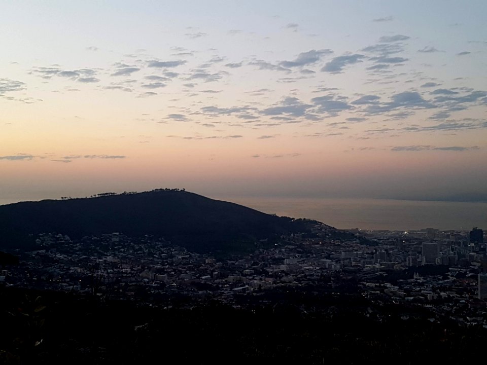 View of Cape Town from halfway up the Table Mountain 14