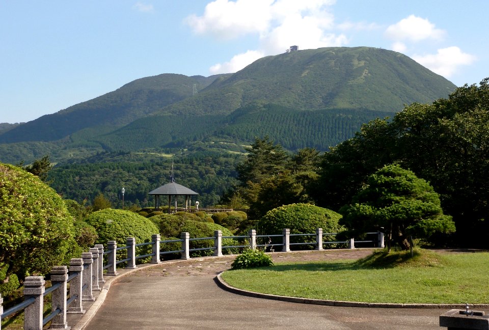 View of Mount HakoneKomagatake from Onshi-Hakone-Koen Park