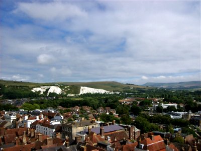 View of Lewes, from Castle