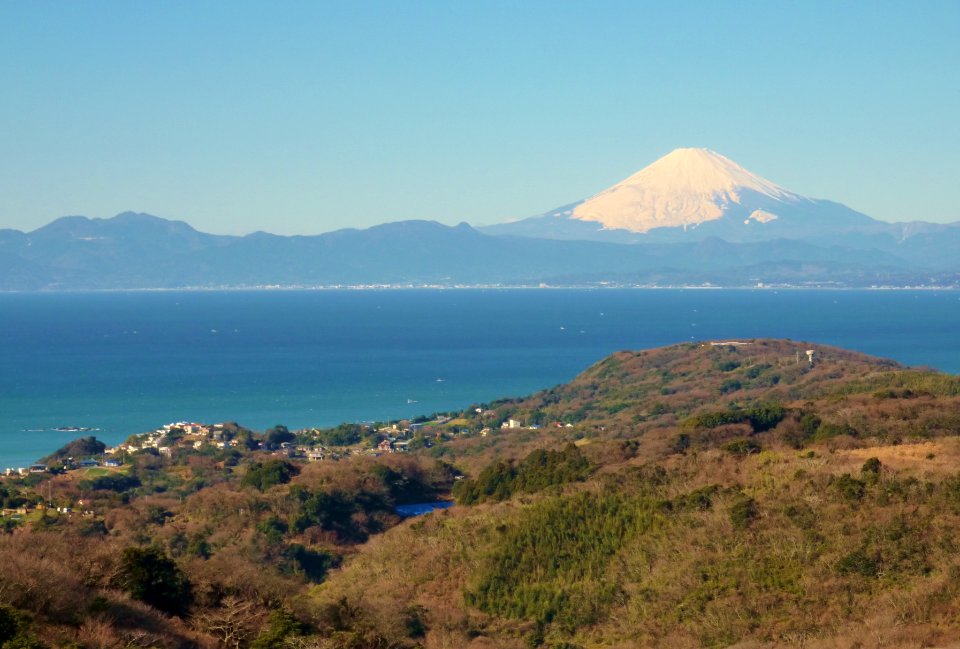 View of Mount Fuji from Mount Ogusu