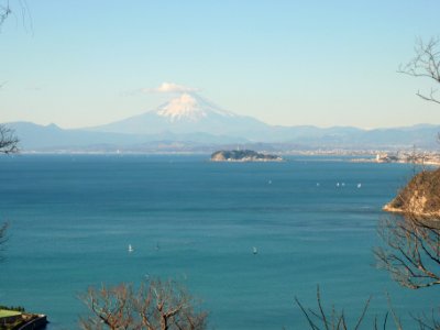 View of Mount Fuji from Nagae-Sakurayama Kofun-gun