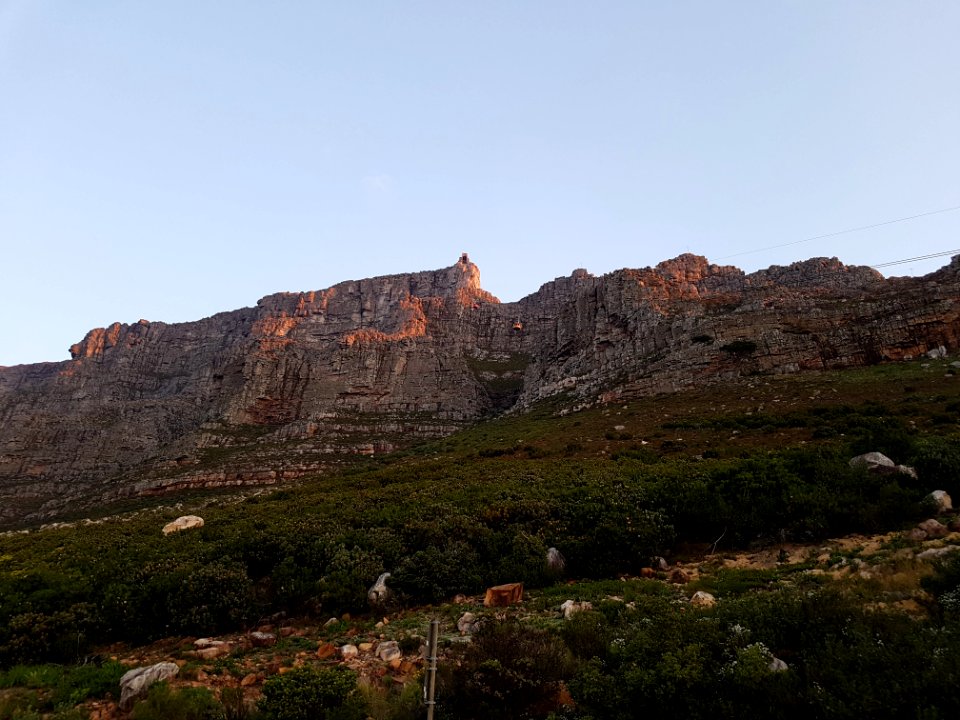 View of Cape Town from halfway up the Table Mountain 02