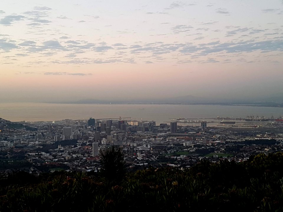 View of Cape Town from halfway up the Table Mountain 13
