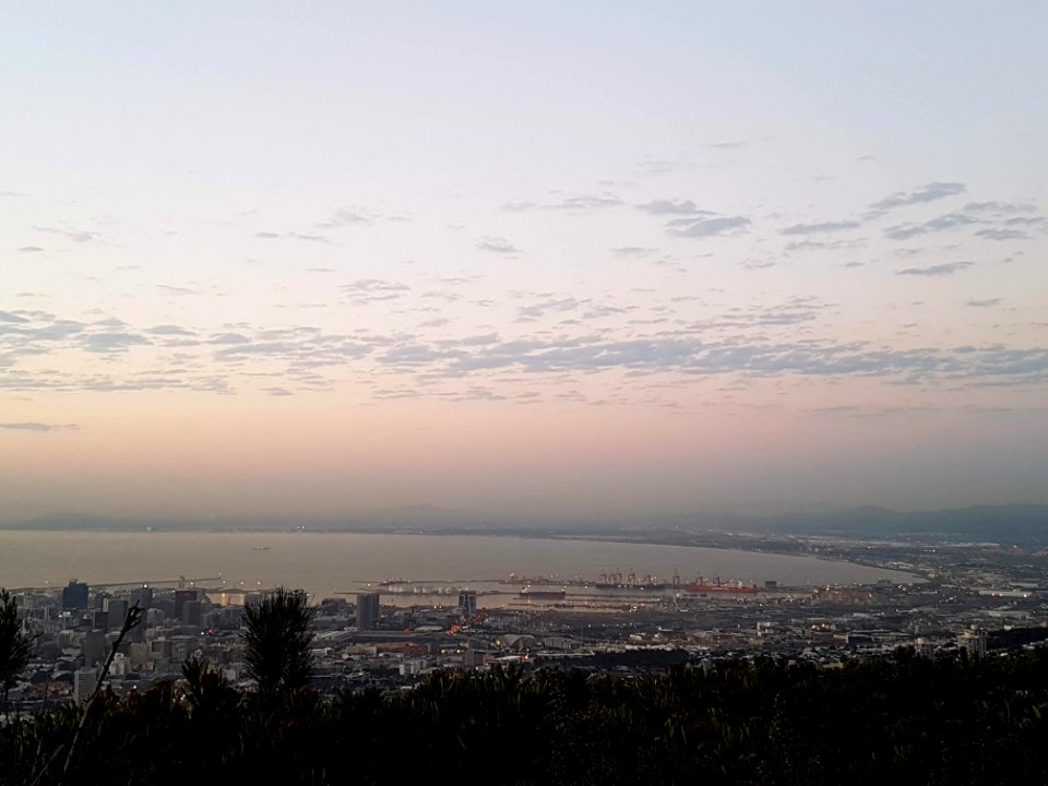 View of Cape Town from halfway up the Table Mountain 10