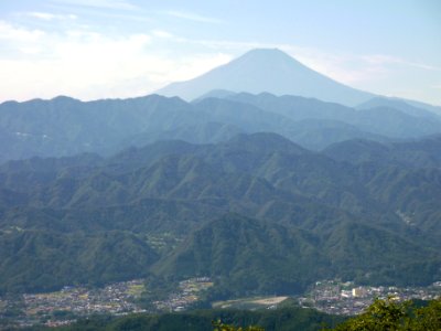 View of Mount Fuji from Mount Jinba