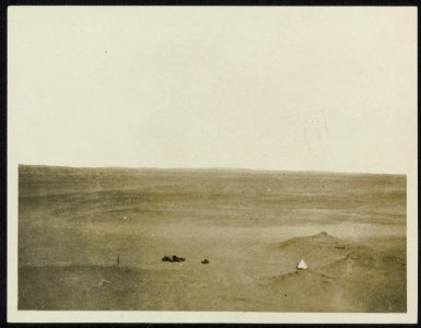 View of the desert from an aeroplane., Bestanddeelnr 158-1554