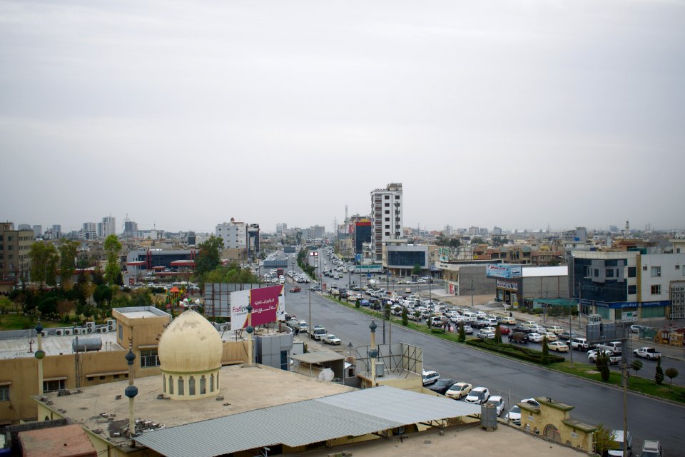 View of the Erbil skyline from the Cristal Hotel in Erbil 6
