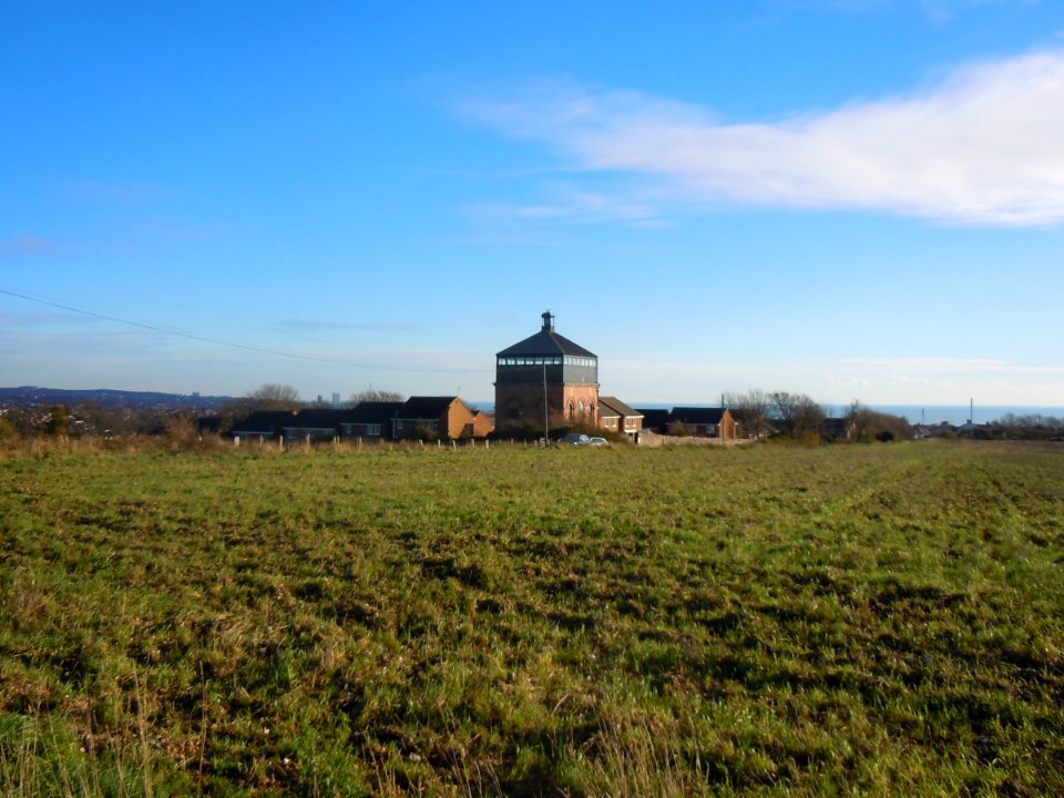 View from Fields around Foredown Tower, Foredown Road, Portslade (November 2015)