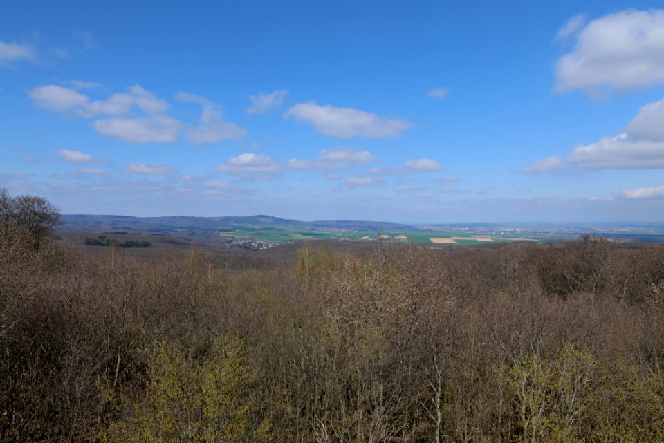 View from Gaulskopf tower Taunus 2021-04-02 15