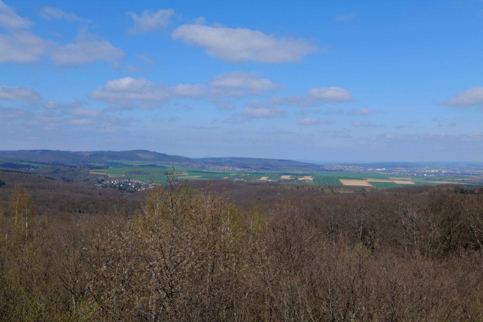 View from Gaulskopf tower Taunus 2021-04-02 11