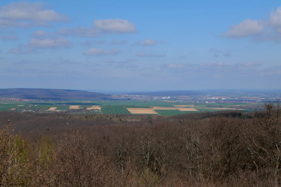 View from Gaulskopf tower Taunus 2021-04-02 08