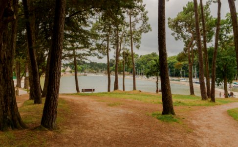 View to the Sea-pool, Conleau, gulf of Morbihan, France