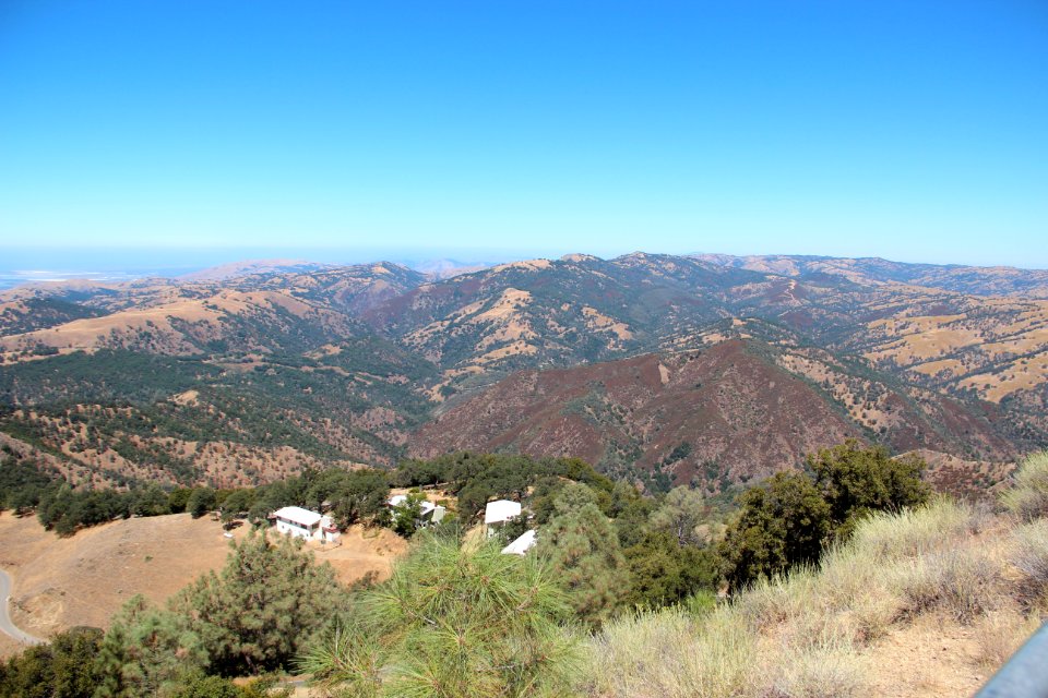Viewing north from Mount Hamilton, Aug 2019 2